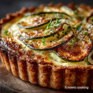 La Quiche Fondante aux Courgettes Recette Facile et Maison Fiche recette