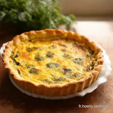 Quiche Lorraine &Eacute;pinards Bio Ma Recette Facile et Gourmande Fiche recette