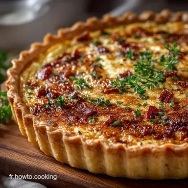 Quiche Lorraine Sans Pâte LAuthenticité du Terroir UltraRapide Fiche recette