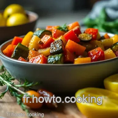 Ratatouille Proven&ccedil;ale : La Recette Classique de L'&Eacute;t&eacute; Fran&ccedil;ais Fiche recette