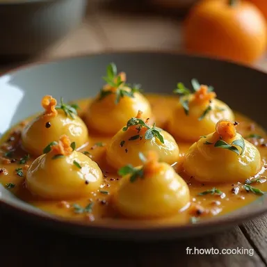Ravioles de Potimarron aux Noix Recettes à la Vapeur Douce dAutomne Fiche recette