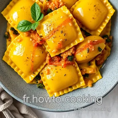 Raviolis &agrave; la Courge: Ma Recette Automnale Facile! Fiche recette