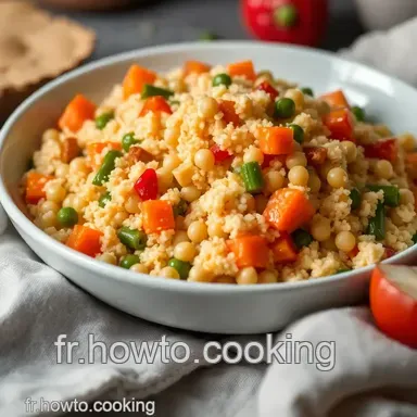 L&eacute;gumes pour le Couscous : Une Recette Savoureuse et Color&eacute;e Incontournable Fiche recette