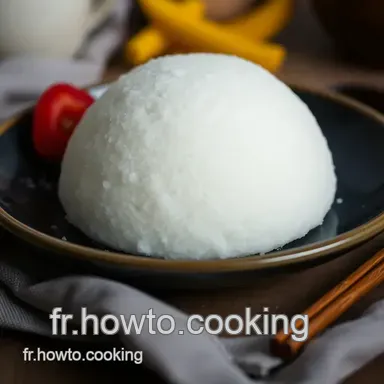 Recette de Mochi Maison : G&acirc;teau de Riz Gluant Moelleux et Facile Fiche recette