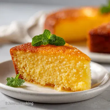 Recette de G&acirc;teau de Semoule pour 8 Personnes au Four Fiche recette