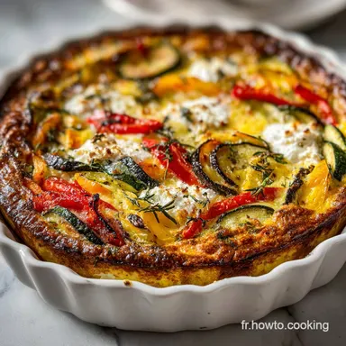 Recette IG Bas : Tarte Poireaux Ch&egrave;vre Facile Fiche recette