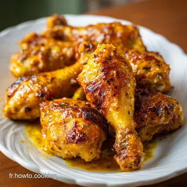 Recette Pilon de Poulet en Sauce pour 4 Fiche recette