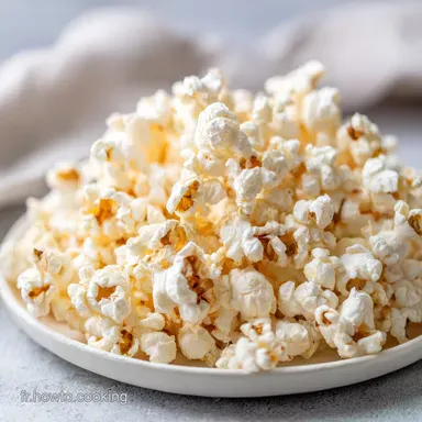 Recette Pop Corn au Sucre en 12 Minutes Fiche recette