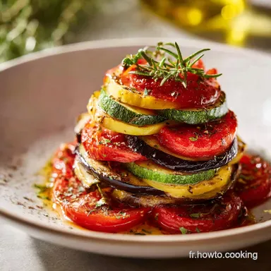 Recette Ratatouille Maison: Cuisson S&eacute;par&eacute;e Fiche recette