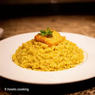 Risotto alla Milanese Facile Le Secret dun Riz Cr&eacute;meux Fiche recette
