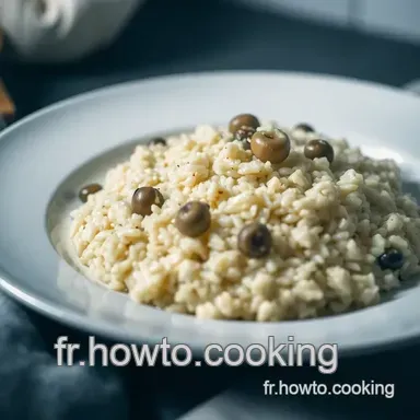 Risotto Cr&eacute;meux aux Morilles Fra&icirc;ches : Un D&eacute;lice &agrave; Partager Fiche recette