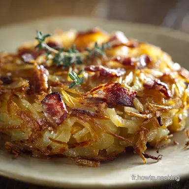 R&ouml;stis de Pommes de Terre aux Lardons Le Secret dun Croustillant Parfait Fiche recette
