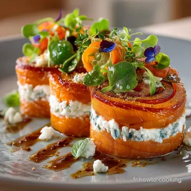 Roulé de potimarron saumon et fromage lentrée chic et facile à faire Fiche recette