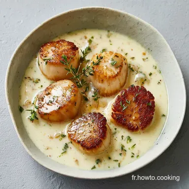 Saint-Jacques Beurre Blanc en 20 Min Fiche recette