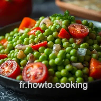 Salade de Pois Chiches Libanaise : Fra&icirc;cheur M&eacute;diterran&eacute;enne &agrave; Domicile Fiche recette