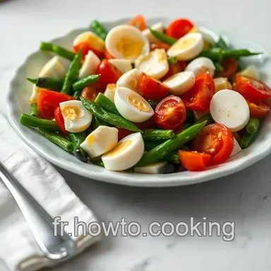 Salade Ni&ccedil;oise Fra&icirc;cheur M&eacute;diterran&eacute;enne : Un D&eacute;lice Proven&ccedil;al Fiche recette