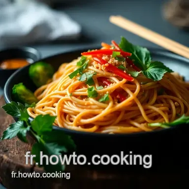 Ma Recette Facile de Sauce Pad Thai Maison : Authenticit&eacute; et Saveurs Fiche recette