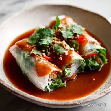 Sauce Rouleau Printemps Maison en 5 Minutes Fiche recette