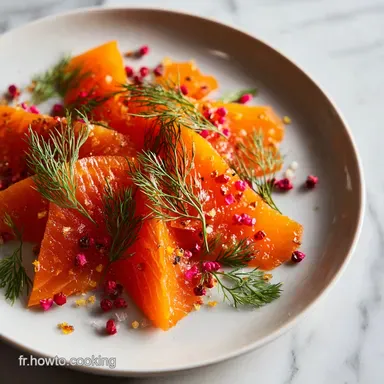 Saumon Gravlax pour 6 Personnes Fiche recette