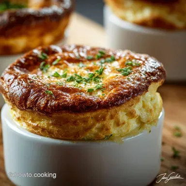 Souffl&eacute; express au Reblochon Recette facile qui ne retombe pas Fiche recette