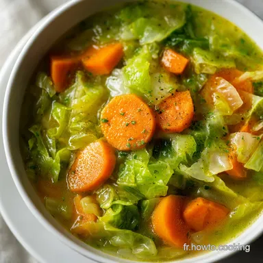 Soupe Br&ucirc;le Graisse Au Chou: 6 Personnes Fiche recette