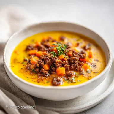 Soupe Cr&eacute;meuse Italienne pour 4 Personnes Fiche recette