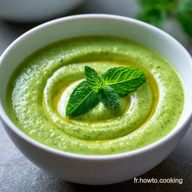Soupe Froide De Courgettes en 10 Minutes Fiche recette