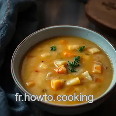 Soupe au Topinambour : La Recette Velout&eacute;e qui R&eacute;chauffe l'Hiver Fiche recette