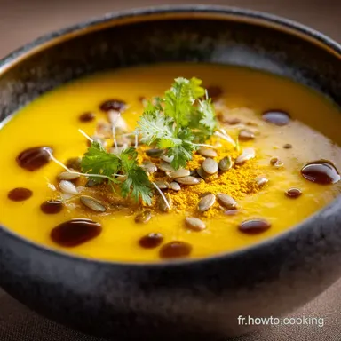 Soupes L&eacute;g&egrave;res Br&ucirc;leGraisse La Recette D&eacute;tox aux Sept L&eacute;gumes et Curcuma Fiche recette