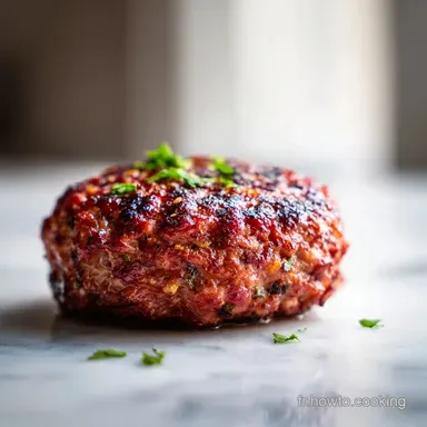 Steak Hach&eacute; Maison pour 4 Servings Fiche recette