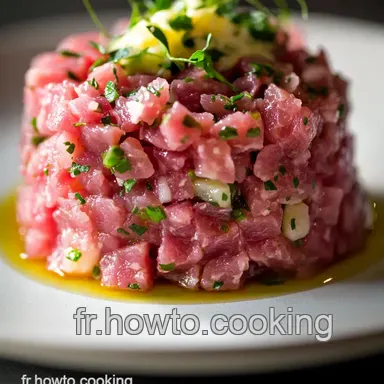 Steak Tartare, Comme &agrave; Paris: Un D&eacute;lice Facile! Fiche recette