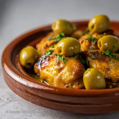 Tajine De Poulet Aux Olives : 6 Portions Fiche recette