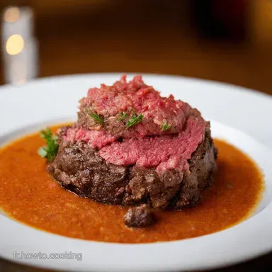 Recette Tartare de Boeuf Le Vrai Goût de Paris Fiche recette