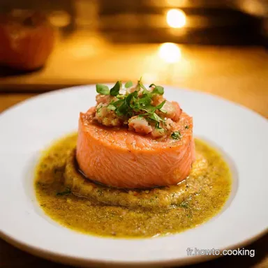 Recette Tartare de Saumon Facile Go&ucirc;t Bistrot Parisien Fiche recette