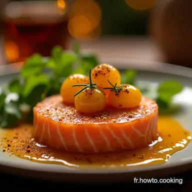 Tartare de Saumon au Dukkah Recette Chic et Facile Fiche recette