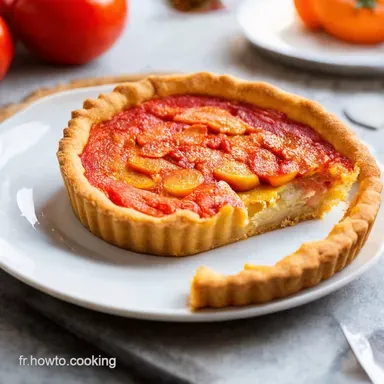 Tarte &agrave; la Tomate Rustique La Recette Facile et Ensoleill&eacute;e Fiche recette