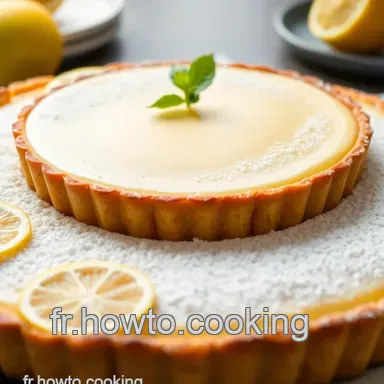 Ma D&eacute;licieuse Tarte au Citron: Un Zeste de Bonheur Fiche recette
