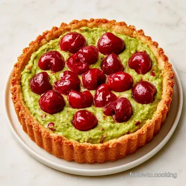 Tarte Aux Cerises &agrave; la Pistache Fiche recette