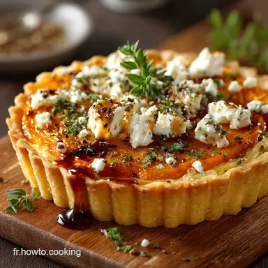 Recette Tarte Butternut Feta Facile et Caramélisée au Miel Fiche recette