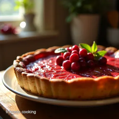 Tarte aux Cerises Maison Pâte Sablée et Frangipane Moelleuse Fiche recette