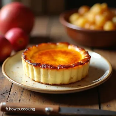 Tarte Cr&egrave;me Br&ucirc;l&eacute;e aux Pommes Un R&ecirc;ve Parisien Fiche recette