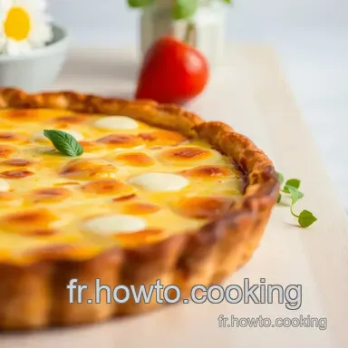 Tarte Flamb&eacute;e: La Vraie Recette Alsacienne (Facile!) Fiche recette