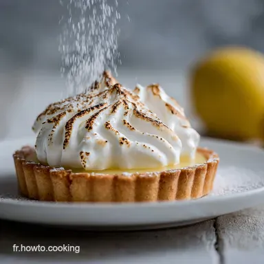 Tartelette au Citron Ourson : Cr&egrave;me Intense et Meringue Grill&eacute;e Fiche recette