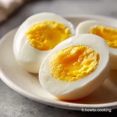 Temps pour Cuire un Oeuf Dur Parfait : 15 Min Fiche recette