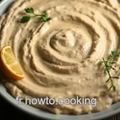 Houmous Recette Facile: Le Secret d'un Houmous Cr&eacute;meux! Fiche recette