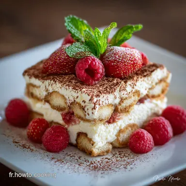 Tiramisu L&eacute;ger aux Fraises Sans &OElig;ufs La Recette Printani&egrave;re Inratable Fiche recette