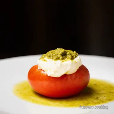 Tomate Burrata Pesto La Recette Express qui &Eacute;pate Fiche recette