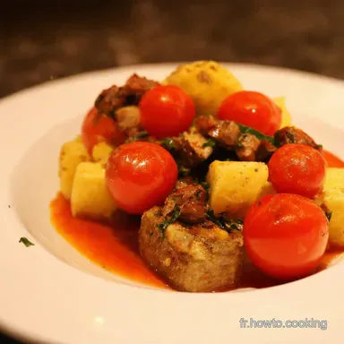 Tomates Farcies Thon Frais Fa&ccedil;on Ni&ccedil;oise Soleil dans lAssiette Fiche recette