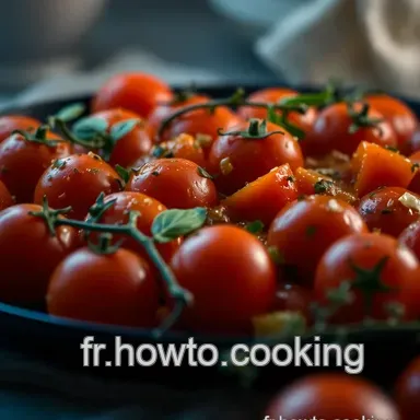 Tomates Proven&ccedil;ales au Four: Une Recette Simple et Savoureuse Fiche recette