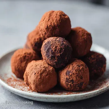 V&eacute;ritable Recette Truffes Chocolat Maison Fiche recette